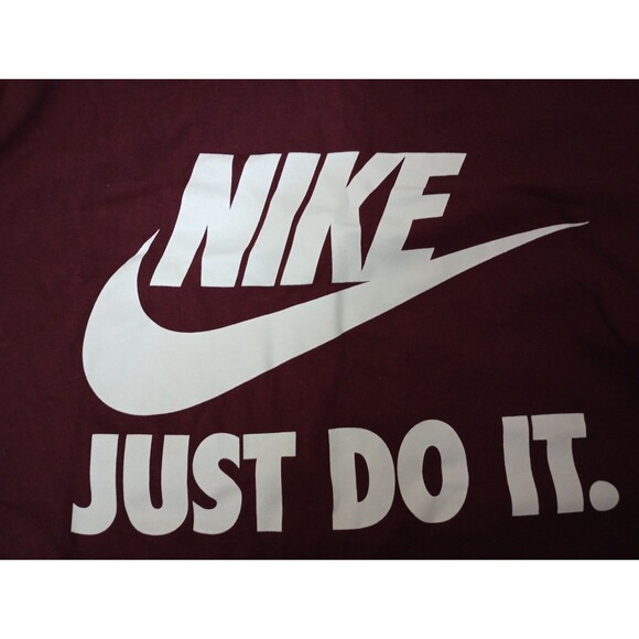 NWT Nike Long Sleeve T Shirt Maroon Color Size Large - Picture 5 of 7